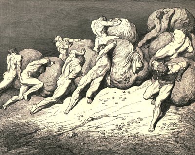 Ayın altındaki ya da şimdiye kadarki tüm altınlar değil, c1890. by Gustave Dore