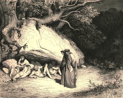 Sadece o kadar acı çekiyoruz ki, umutsuzca arzulayarak yaşıyoruz, c1890. by Gustave Dore