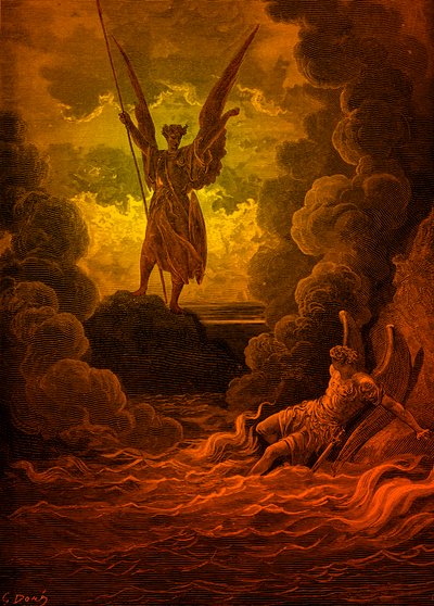 Kayıp Cennet: Şeytan ve Beelzebub.by Doré by Gustave Dore