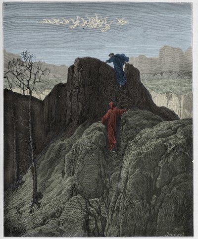 Purgatorio, Canto 4 : Virgil, Dante