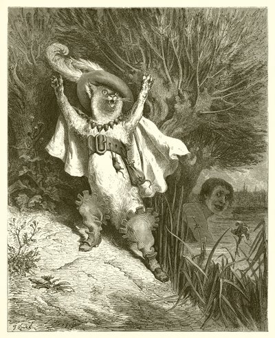Çizmeli Kedi, c.1868 by Gustave Dore