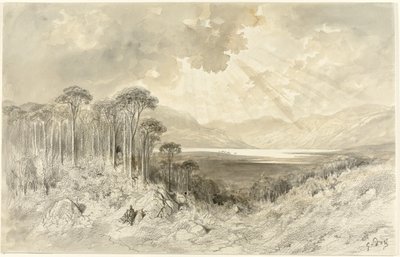 İskoç manzarası, 1873 by Gustave Dore