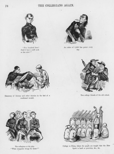 Gustave Dore tarafından Esprili ve Grotesk Eskizler (gravür) by Gustave Dore