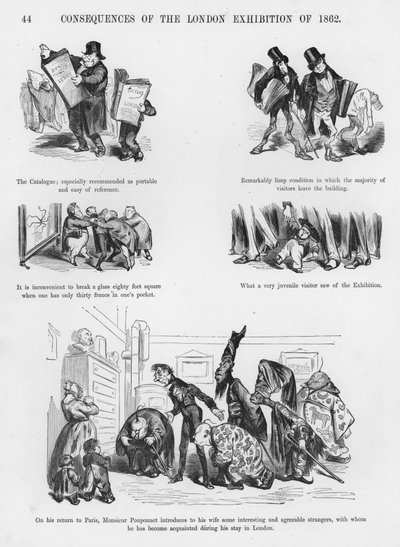 Gustave Dore tarafından Esprili ve Grotesk Eskizler (gravür) by Gustave Dore