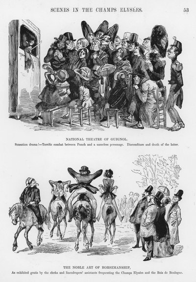 Gustave Dore tarafından Esprili ve Grotesk Eskizler (gravür) by Gustave Dore