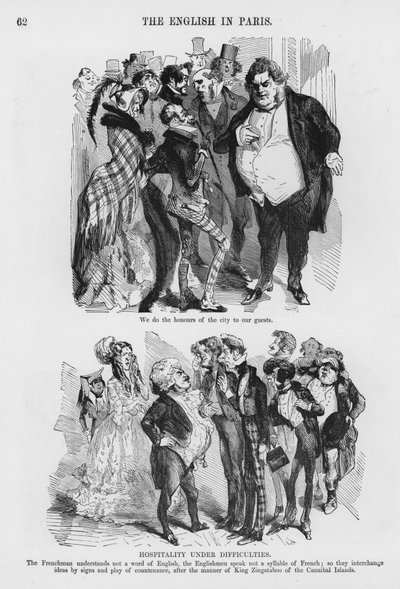 Gustave Dore tarafından Esprili ve Grotesk Eskizler (gravür) by Gustave Dore