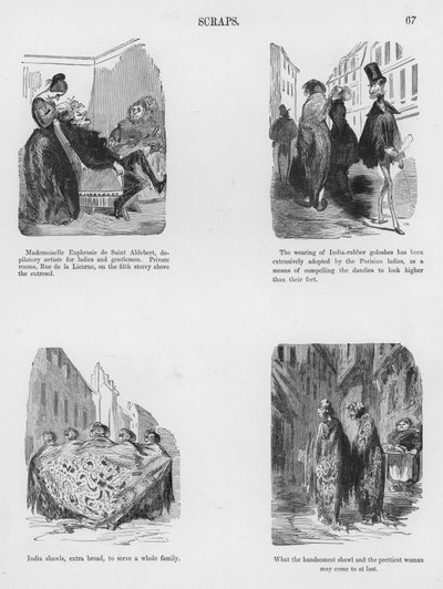 Gustave Dore tarafından Esprili ve Grotesk Eskizler (gravür) by Gustave Dore