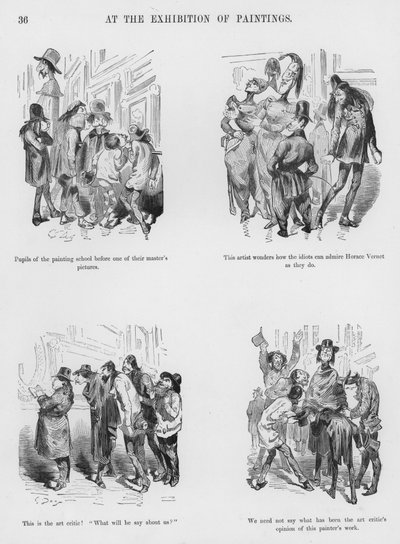 Gustave Dore tarafından Esprili ve Grotesk Eskizler (gravür) by Gustave Dore
