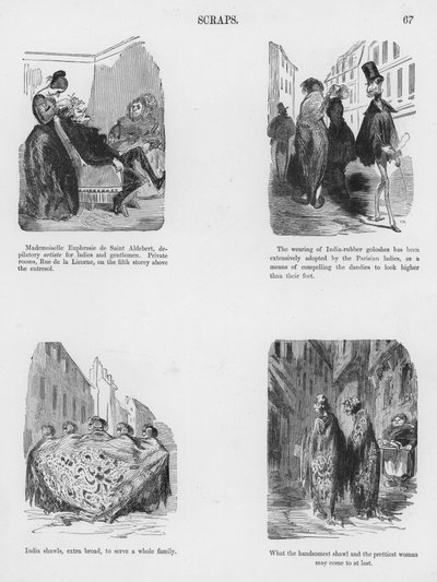 Gustave Dore tarafından Esprili ve Grotesk Eskizler (gravür) by Gustave Dore