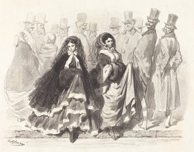 sokak sahnesi by Gustave Dore