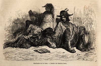 Alcala de Henares Üniversitesi semtindeki orkinos (veya tunant) öğrencileri, aylak, özgür ve başıboş bir hayatı benimsemiş bu öğrencilerin özelliği, Gustave Dore