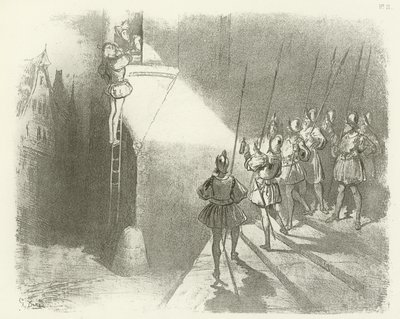 Sürpriz Bekçi - Henry IV Saltanatı (gravür) by Gustave Dore