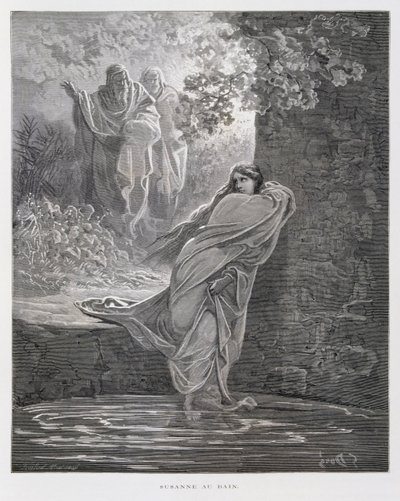 Susanna Banyoda (Dan. 13:1-26), Dore İncil