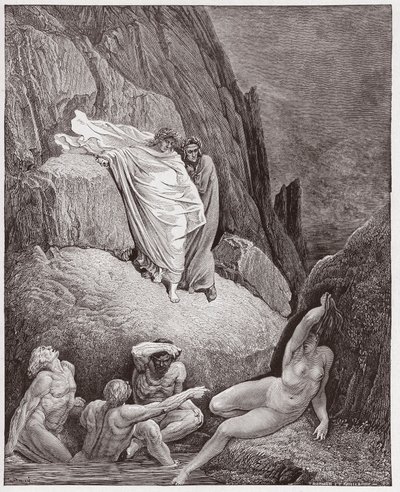 İlahi Komedya (La Divina Commedia, La Divine Comedie), Cehennem, Canto 18: Virgil, Dante