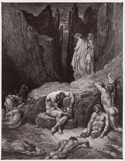 İlahi Komedya (La Divina Commedia, La Divine Comedie), Cehennem, Canto 29: Virgil, Dante
