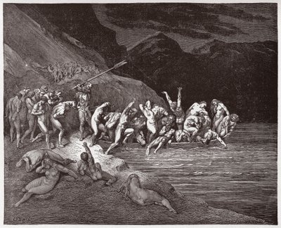İlahi Komedya (La Divina Commedia, La Divine Comedie), Cehennem, Kanto 3: Acheron