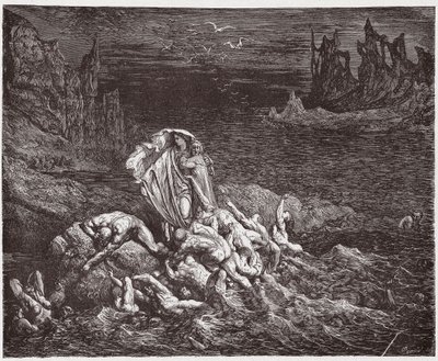 İlahi Komedya (La Divina Commedia, La Divine Comedie), Cehennem, Canto 7: Virgil, Dante