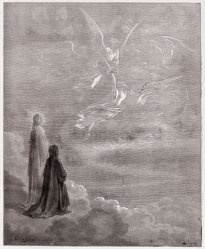 İlahi Komedya (La Divina Commedia, La Divine Comedie), Paradiso, Canto 18: Dante ve Beatrice Jüpiter