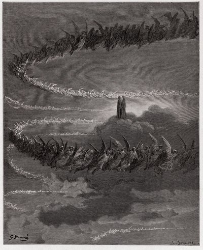 İlahi Komedya (La Divina Commedia, La Divine Comedie), Paradiso, Canto 18: Jüpiter