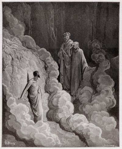 İlahi Komedya (La Divina Commedia, La Divine Comedie), Araf, Canto 16: Dante, Marco Lombardo