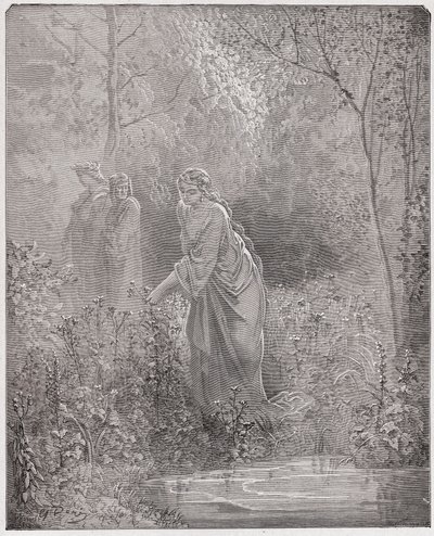 İlahi Komedya (La Divina Commedia, La Divine Comedie), Araf, Canto 27: Dante