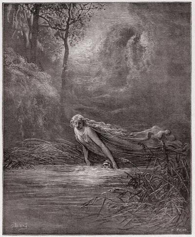 İlahi Komedya (La Divina Commedia, La Divine Comedie), Purgatorio, Canto 31: Dante, Lethe Nehri
