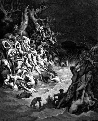 Tufan, 1866 by Gustave Dore