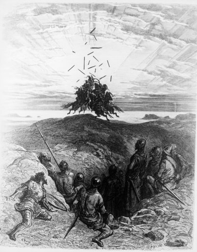Orlando çılgınlığı by Gustave Dore