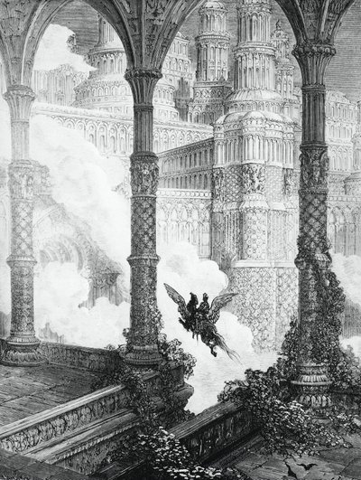 Orlando çılgınlığı by Gustave Dore