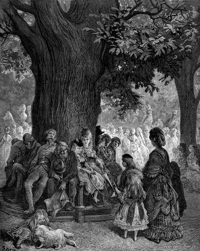 Büyük Ağaç - Kensington Bahçeleri, Gustave Doré by Gustave Dore