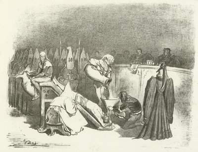 Engizisyon - Suyla İşkence (gravür) by Gustave Dore
