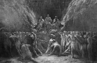 Cehennemin Üç Yargıcı, Minos, Hades ve Rhadamanthus olarak da bilinen Son Yargı by Gustave Dore