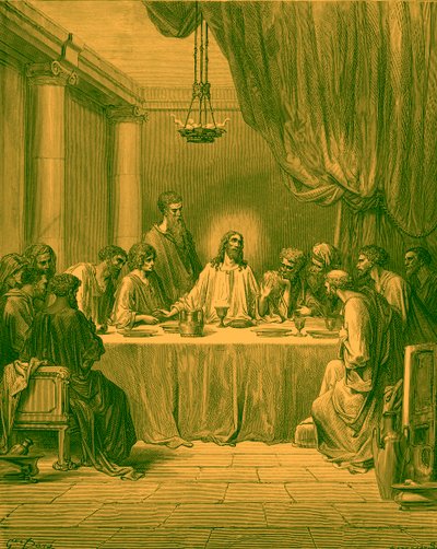 Son Akşam Yemeği - İncil by Gustave Dore