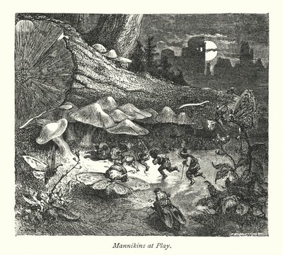 Mannikinlerin Kalesi (gravür) by Gustave Dore