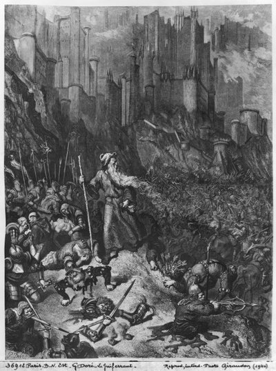 Gezici Yahudi, Felix Jean Gauchard (1825-72) tarafından oyulmuş by Gustave Dore