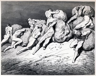İstifçiler ve israfçılar, 1857. by Gustave Dore