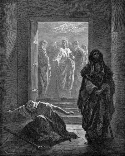 Ferisi ve kamu görevlisi by Gustave Dore