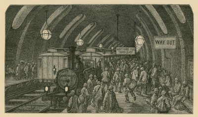 İşçi treni (gravür) by Gustave Dore