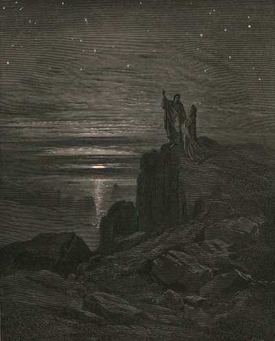 Oradan yeniden yıldızlara baktık, c1890. by Gustave Dore