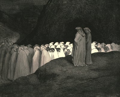 Toskana... bize kim olduğunu söylememeyi küçümseme, c1890. by Gustave Dore