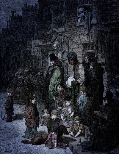Doré tarafından Victoria Londra- Whitechapel by Gustave Dore