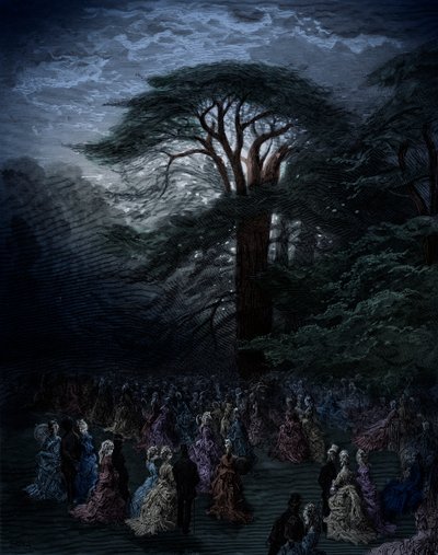 Londra'da Viktorya dönemi partisi, Chiswick by Doré by Gustave Dore