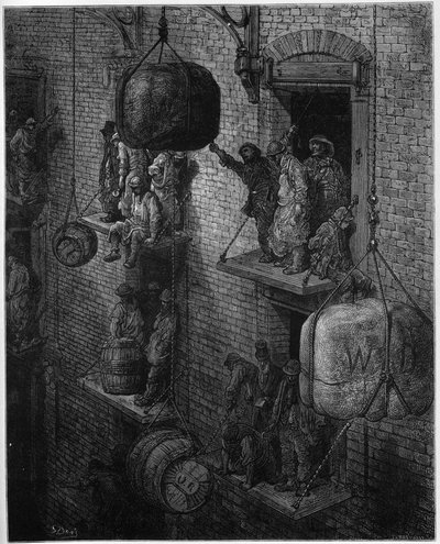 Warehousing in the City - William Blanchard Jerrold (1826-94) tarafından yazılan 