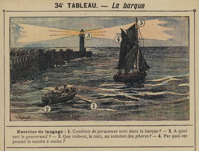 Tekne (renkli taş) by Gustave Fraipont