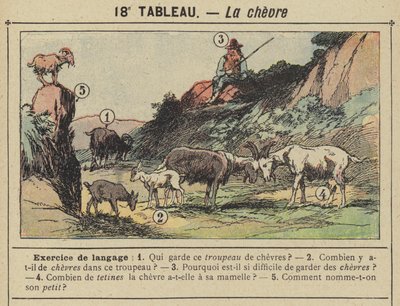 La chevre (renk üyeleri) by Gustave Fraipont