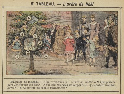 Noel ağacı (renkli taş) by Gustave Fraipont