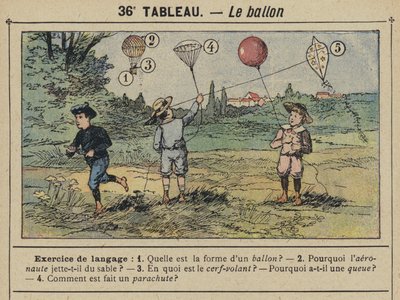 Ve balon (renk üyeleri) by Gustave Fraipont