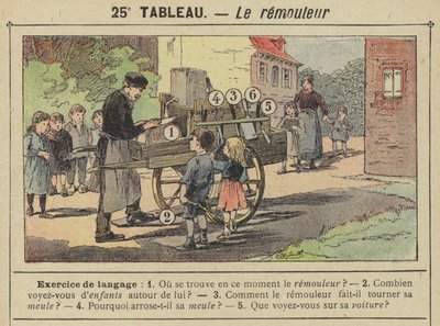 Kalıpçı (renkli lito) by Gustave Fraipont