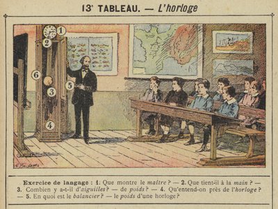 Saat (renkli taş) by Gustave Fraipont