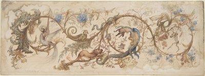 Ahlaksızlık Alegorisi, 1840-98. by Gustave Gustave Moreau,Moreau